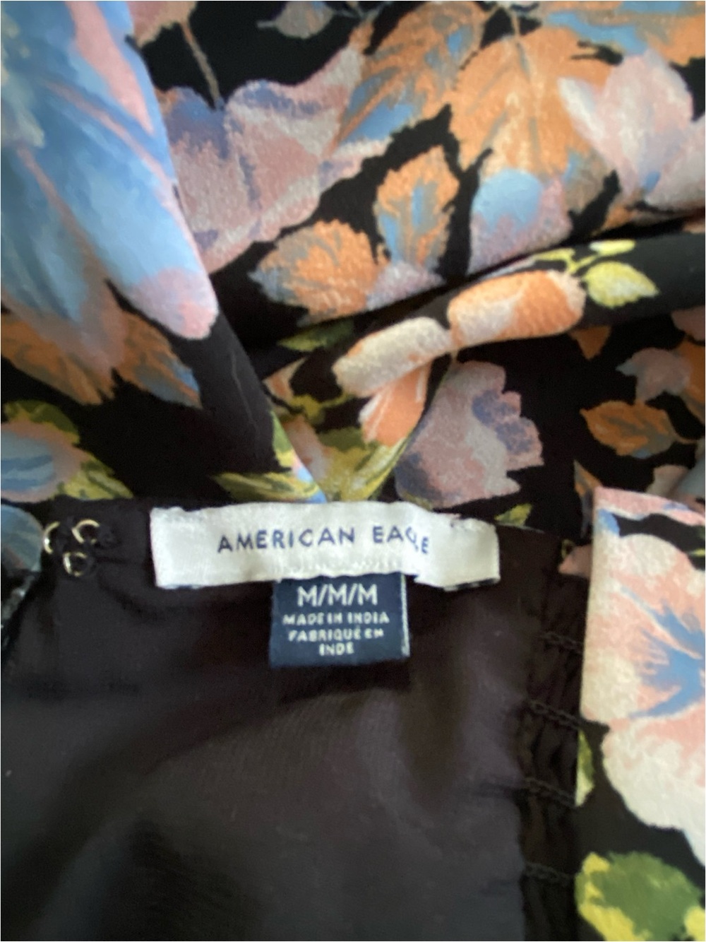AMERICAN EAGLE Floral Print Corset Midi Dress - Picture 6 of 6